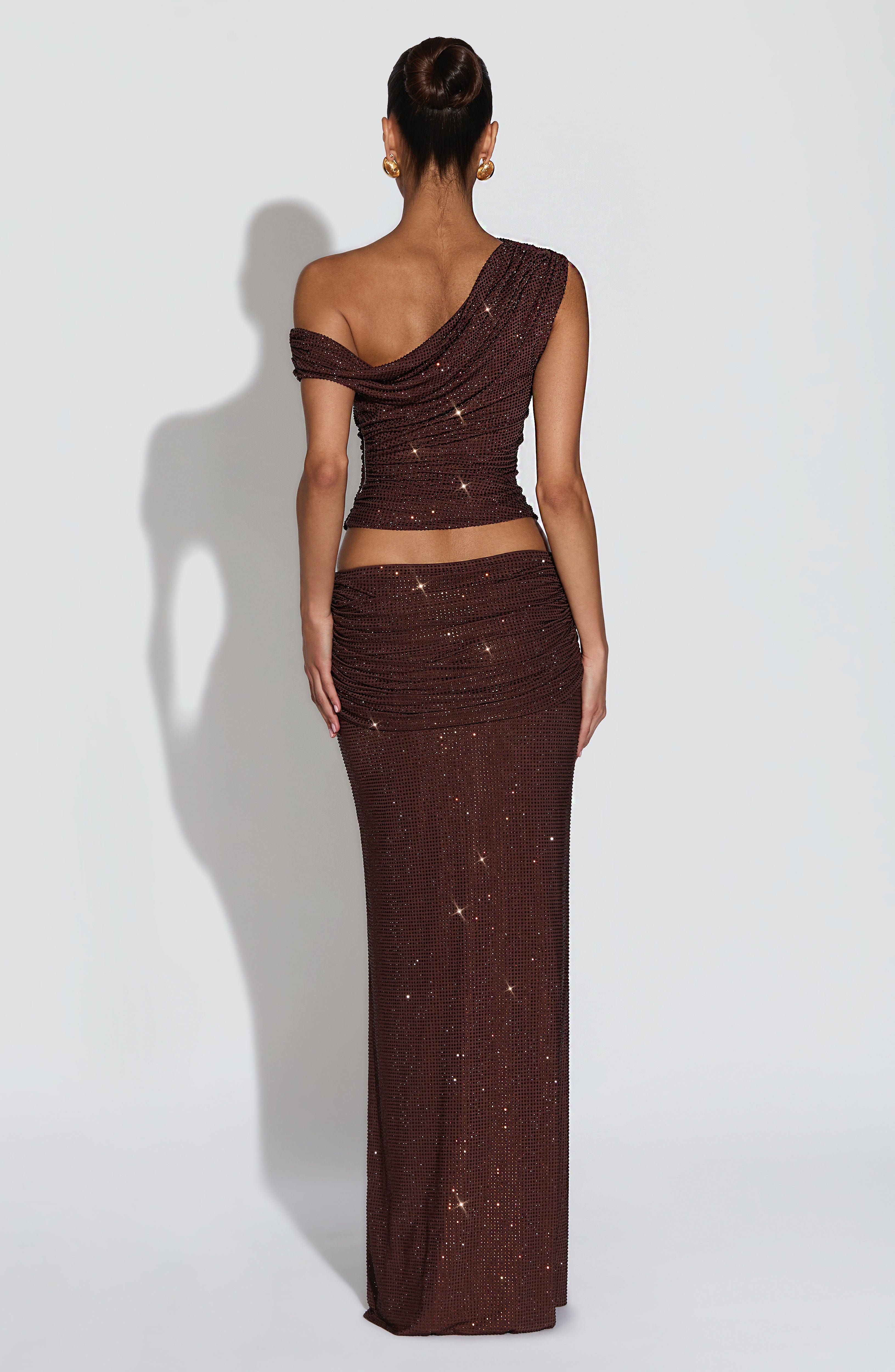 Aveda Top - Plum Brown - Napalia