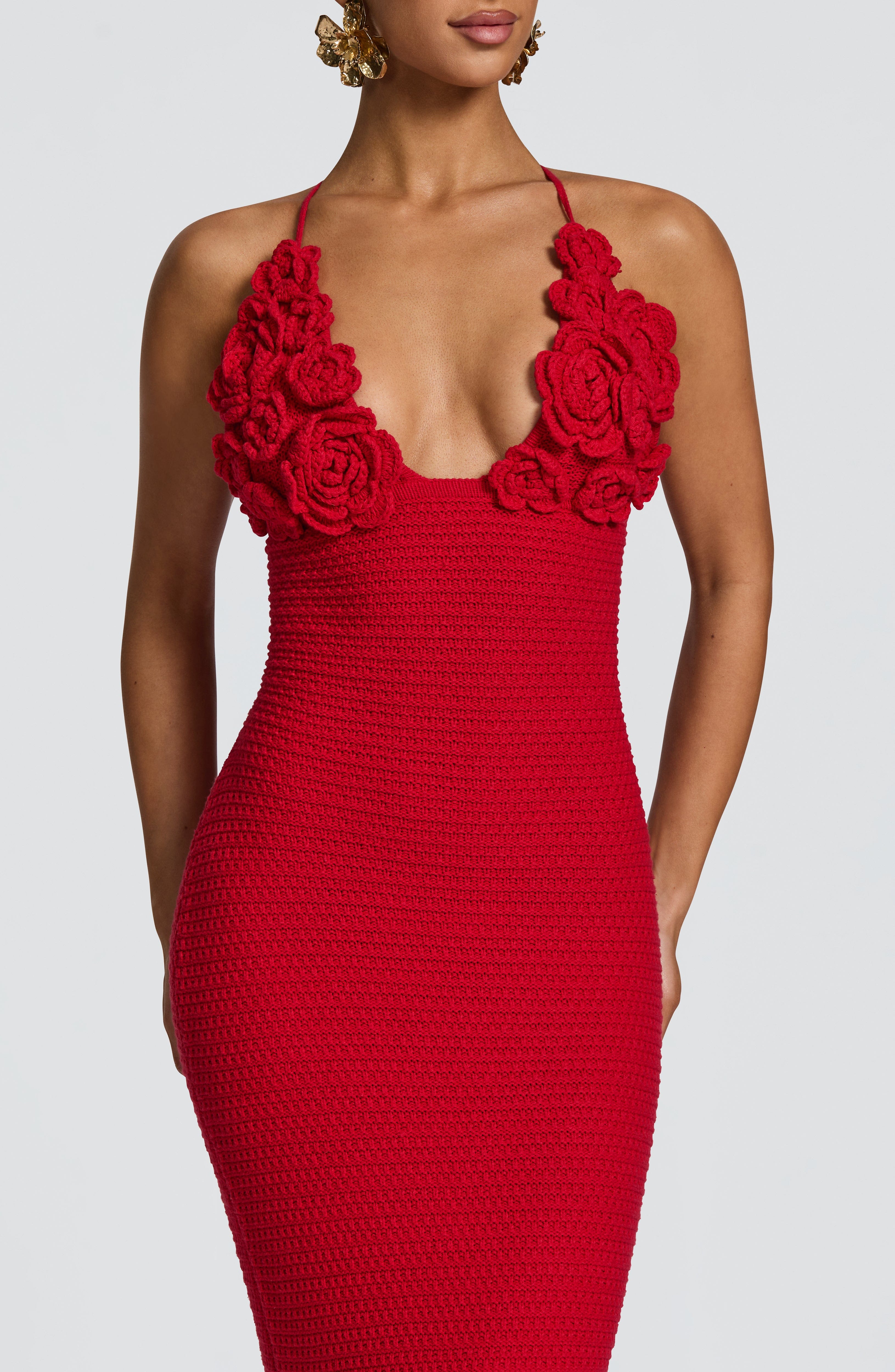 Celaena Maxi Dress - Red - Napalia