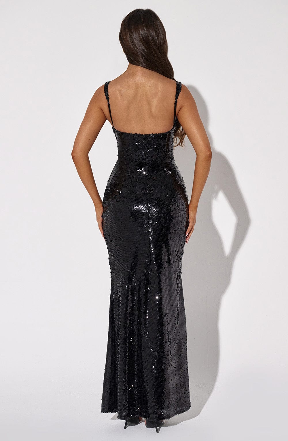Corinne Maxi Dress - Black - Napalia