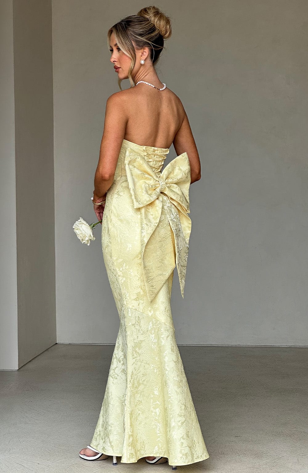 Felicity Maxi Dress - Lemon - Napalia