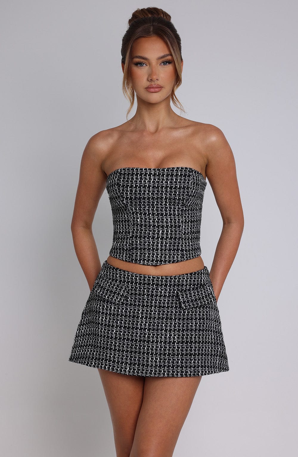 Olina Top - Black/White - Napalia