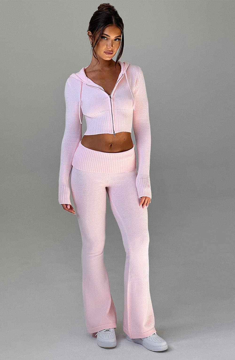 Portia Knit Pants - Pink - Napalia