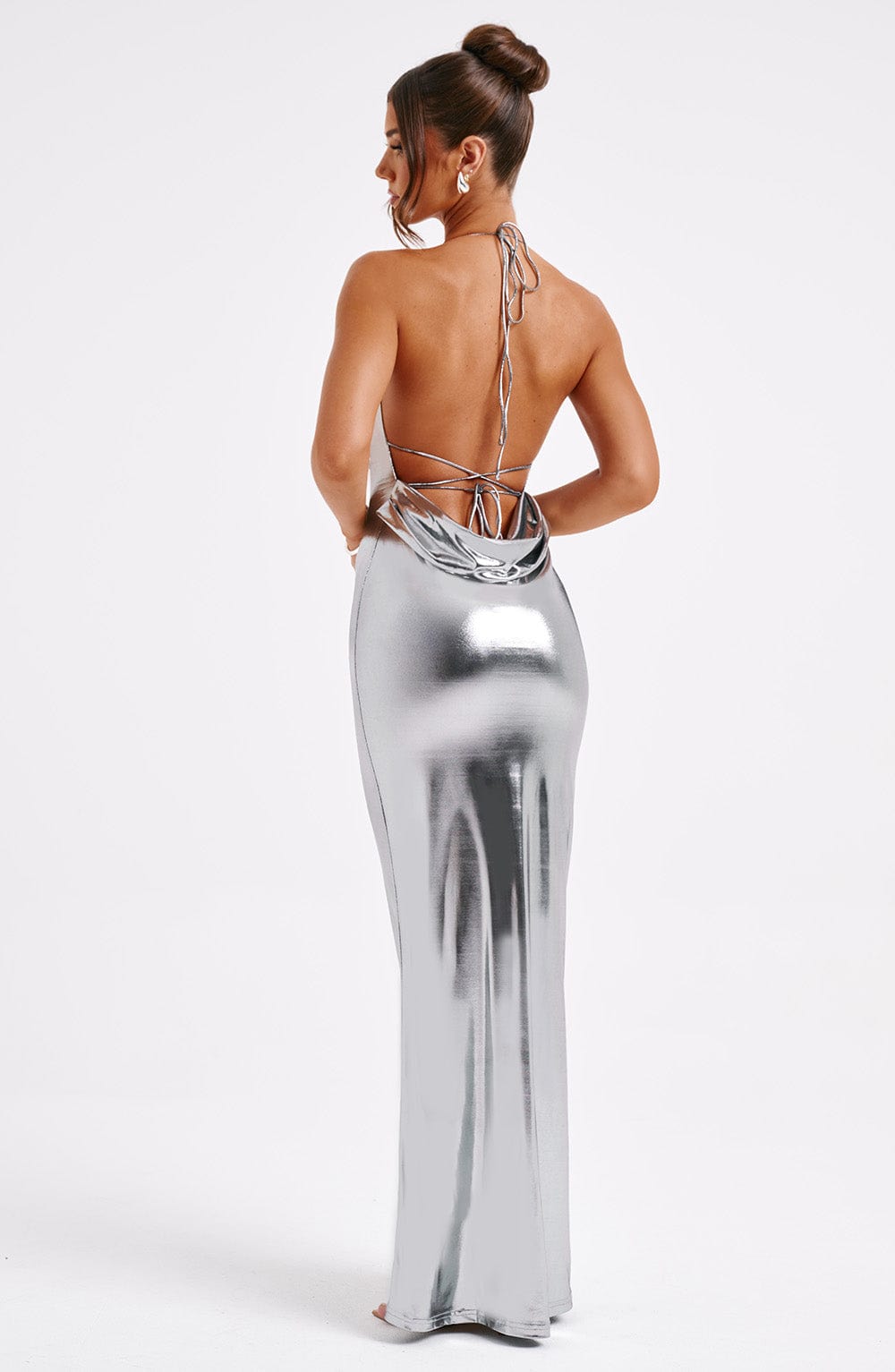 Talisa Maxi Dress - Gunmetal - Napalia