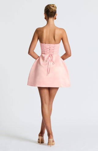 Abbey Mini Dress - Blush - Napalia
