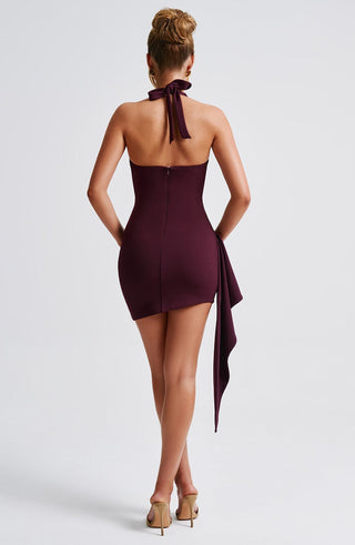 Adella Mini Dress - Cherry Lacquer - Napalia