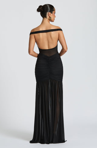 Alaia Maxi Dress - Black - Napalia