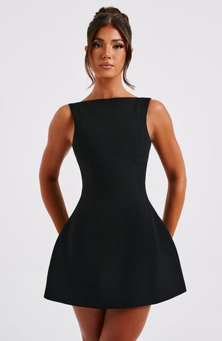 Alana Mini Dress - Black - Napalia
