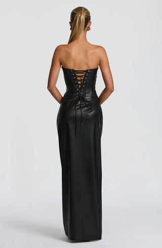 Alba Maxi Dress - Black - Napalia