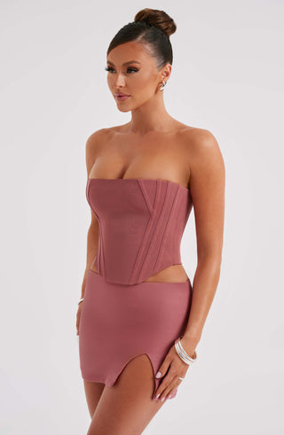 Alina Mini Skirt - Rose Pink - Napalia