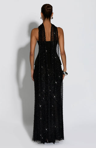 Allaire Maxi Skirt - Black - Napalia