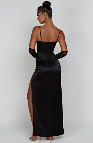Alora Maxi Dress - Black - Napalia