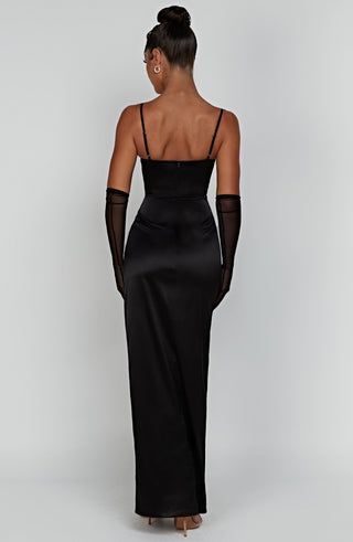 Alora Maxi Dress - Black - Napalia