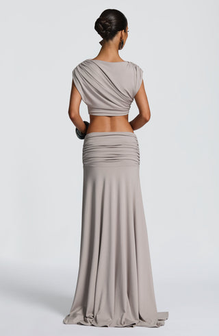 Amara Top - Light Grey - Napalia