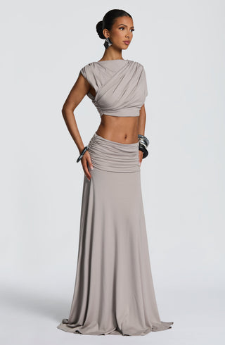 Amara Top - Light Grey - Napalia