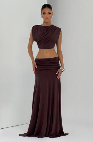 Amara Top - Plum Brown - Napalia