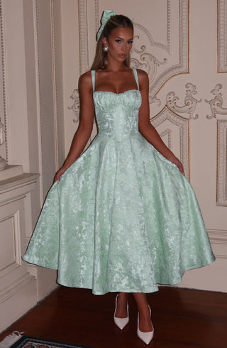 Amity Midi Dress - Mint - Napalia