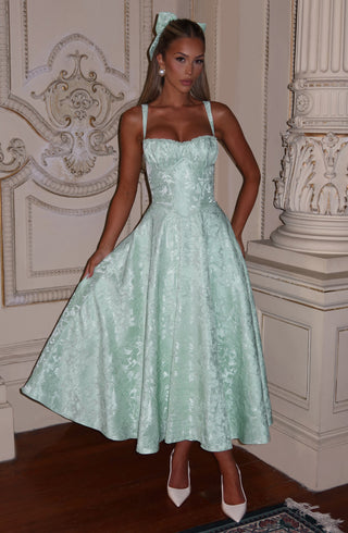 Amity Midi Dress - Mint - Napalia