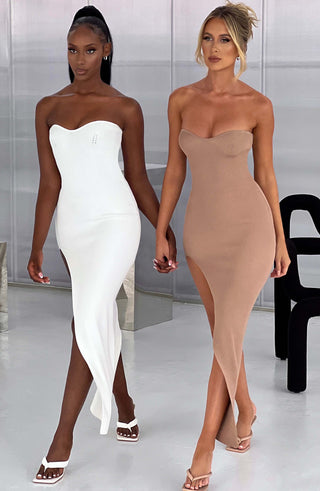 Angela Maxi Dress - White - Napalia