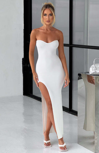Angela Maxi Dress - White - Napalia