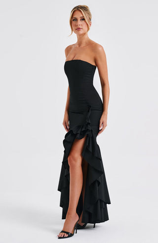 Angelina Maxi Dress - Black - Napalia