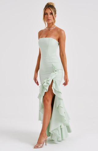 Angelina Maxi Dress - Sage - Napalia