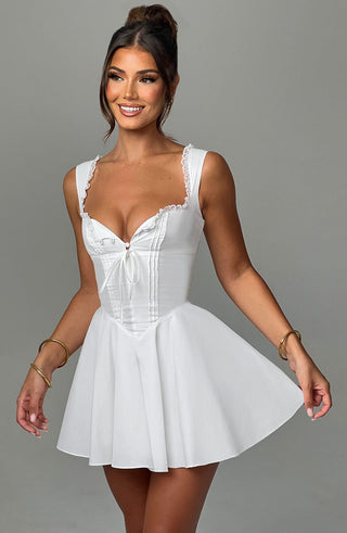 Antonella Mini Dress - Ivory - Napalia