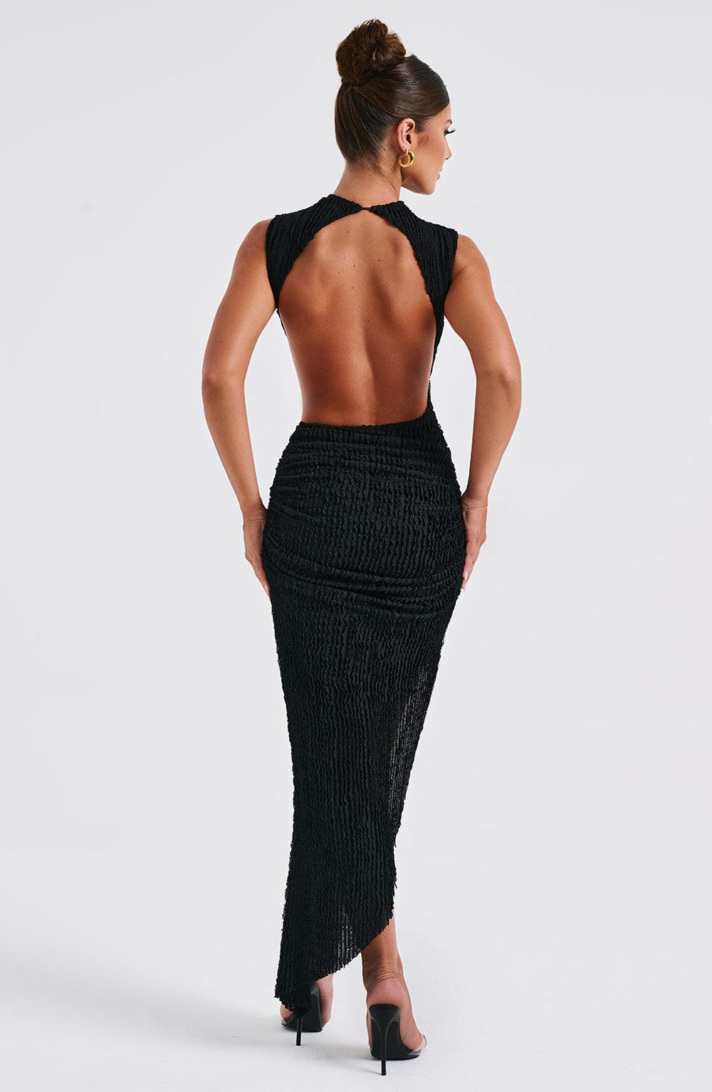 Aphrodite Midi Dress - Black - Napalia