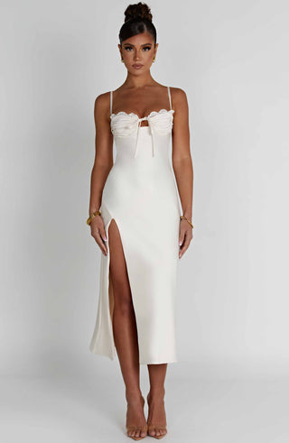 Ardelle Midi Dress - Ivory - Napalia