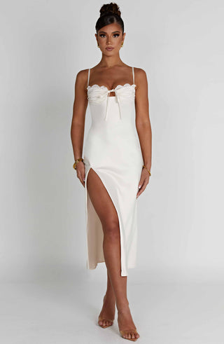 Ardelle Midi Dress - Ivory - Napalia