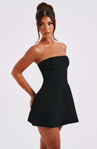 Asha Mini Dress - Black - Napalia