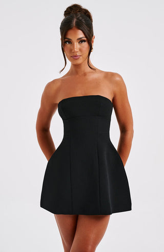 Asha Mini Dress - Black - Napalia
