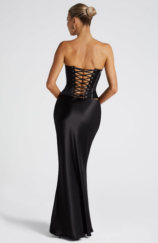 Atlanta Maxi Skirt - Black - Napalia