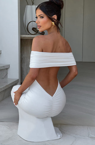 Belinda Maxi Dress - White - Napalia