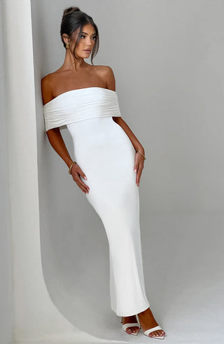 Belinda Maxi Dress - White - Napalia
