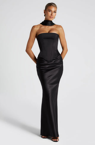 Bernadette Maxi Skirt - Black - Napalia