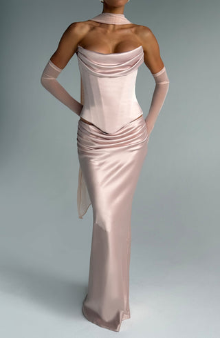 Bernadette Maxi Skirt - Soft Peach - Napalia