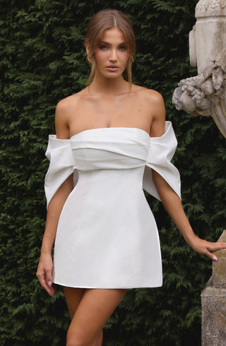 Briella Mini Dress - Ivory - Napalia