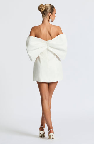 Briella Mini Dress - Ivory - Napalia