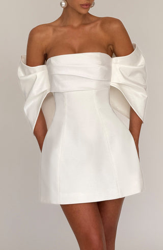 Briella Mini Dress - Ivory - Napalia