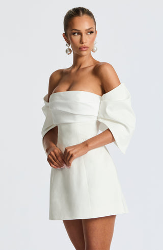 Briella Mini Dress - Ivory - Napalia