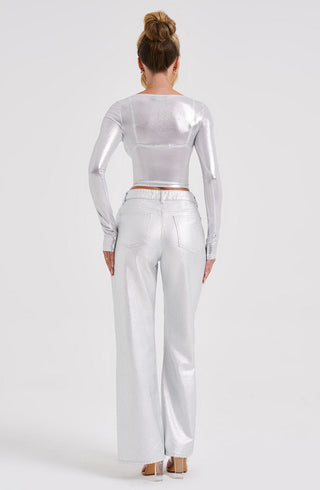 Cassidy Pant - Silver - Napalia