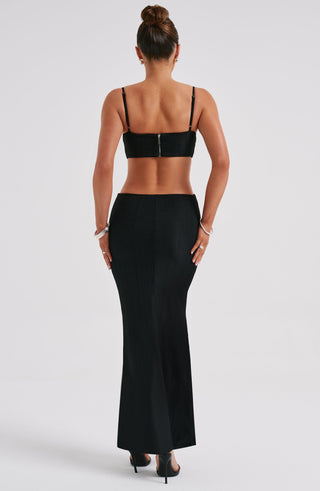 Celine Maxi Dress - Black - Napalia