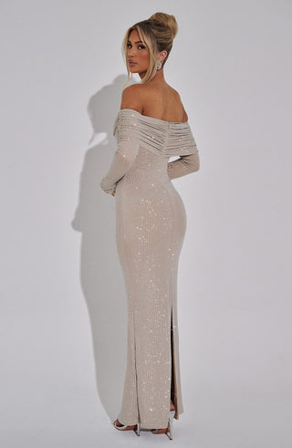 Cyprus Maxi Dress - Nude - Napalia