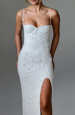 Dalary Maxi Dress - Ivory Lined - Napalia