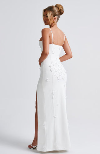 Dalary Maxi Dress - Ivory Lined - Napalia