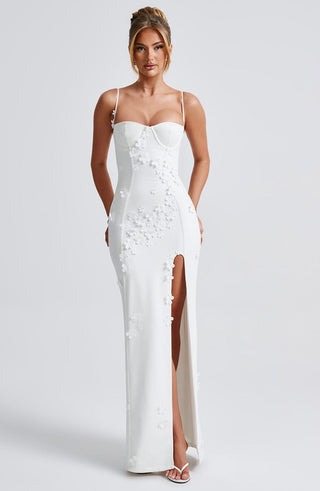 Dalary Maxi Dress - Ivory Lined - Napalia