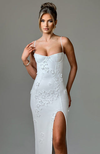 Dalary Maxi Dress - Ivory Lined - Napalia