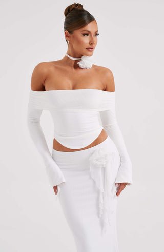 Deema Top - Ivory - Napalia