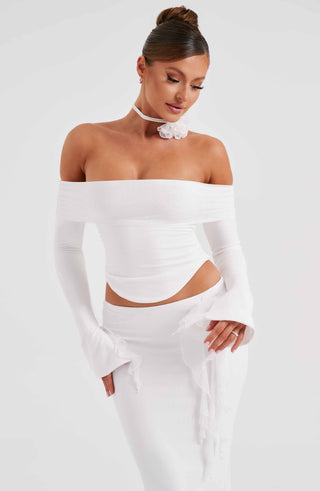 Deema Top - Ivory - Napalia