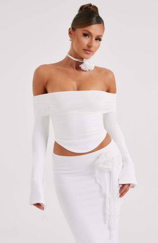 Deema Top - Ivory - Napalia